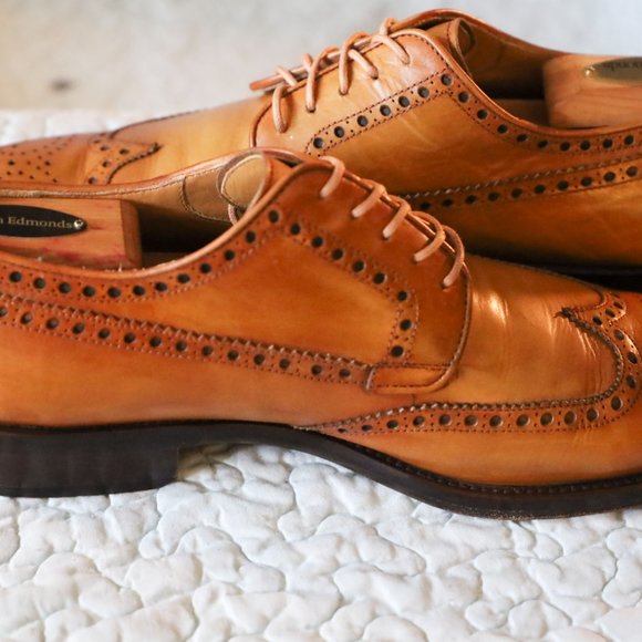 Magnanni 10-M Cognac Oxford Dress Shoes - Picture 6 of 10